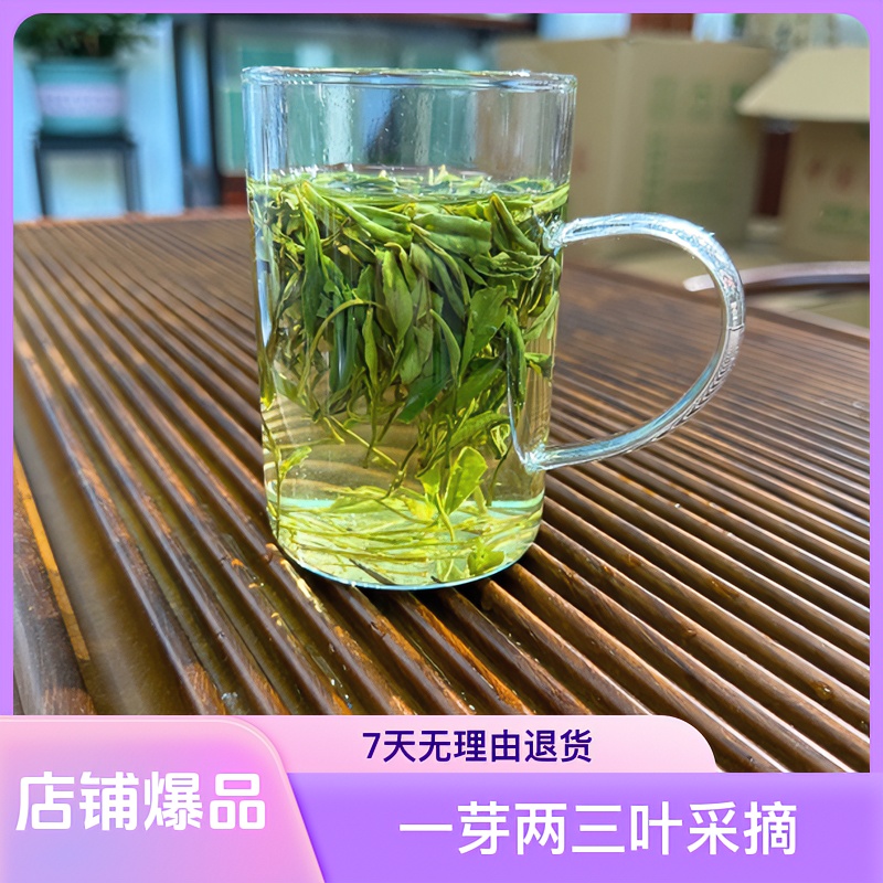 安徽绿茶2025大别山谷雨毛峰500克耐泡绿茶栗香生态制作