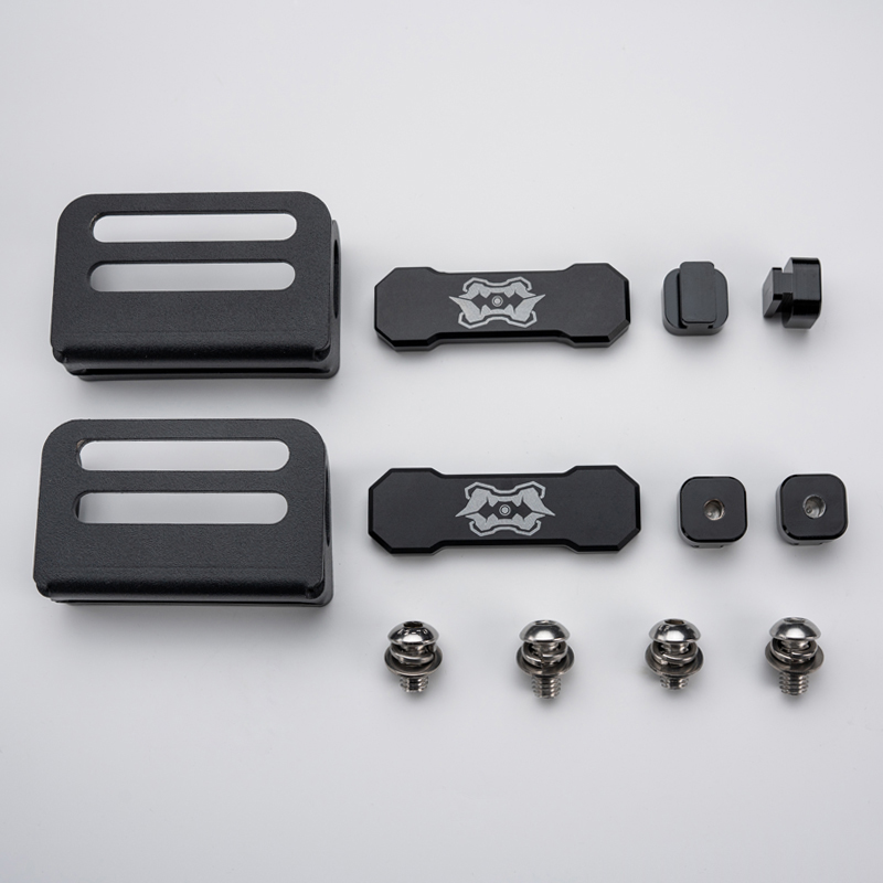 路虎卫士越野汽车LED射灯改装前杠格栅无损安装支架配件