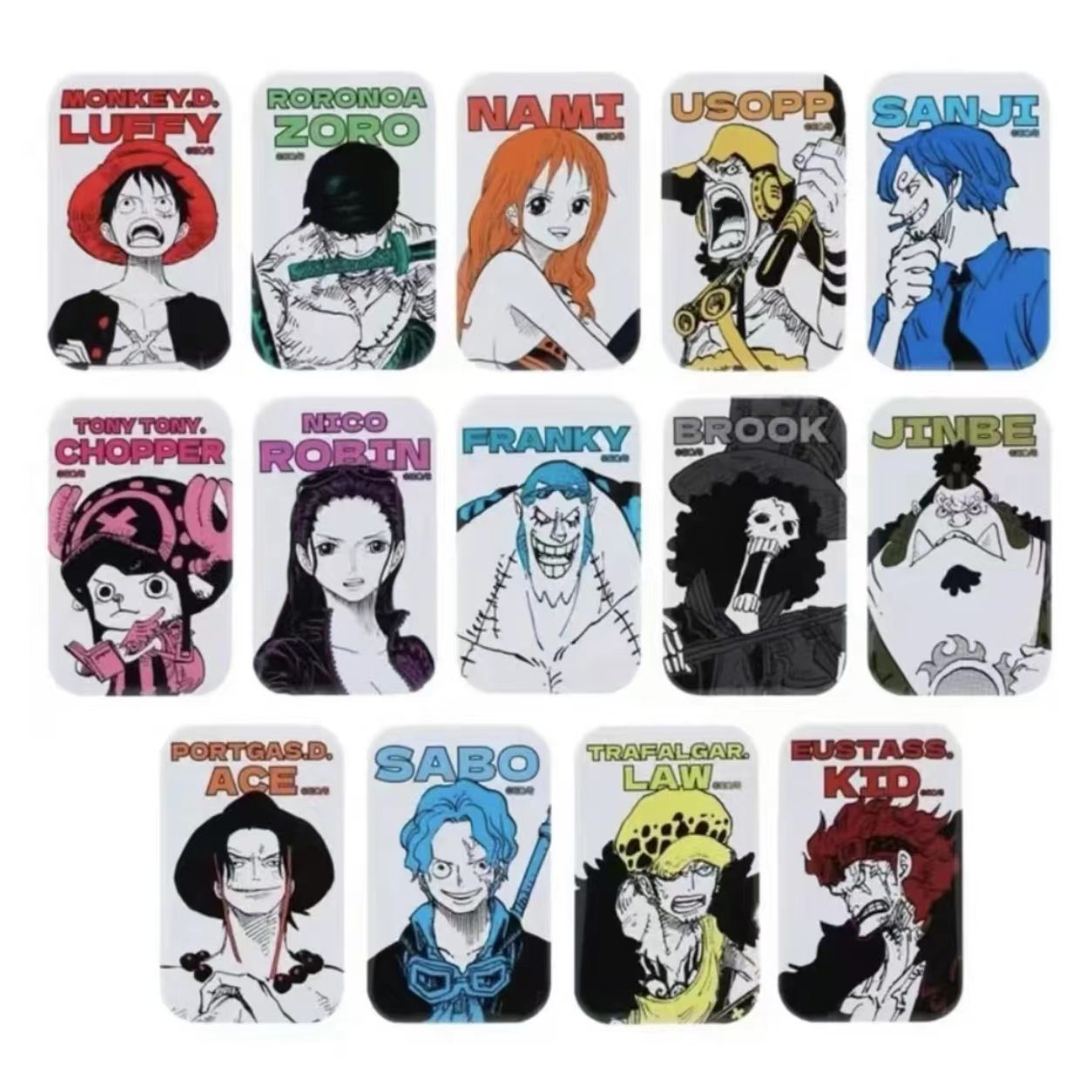 【海贼王】js原画方吧唧盲盒拆卡