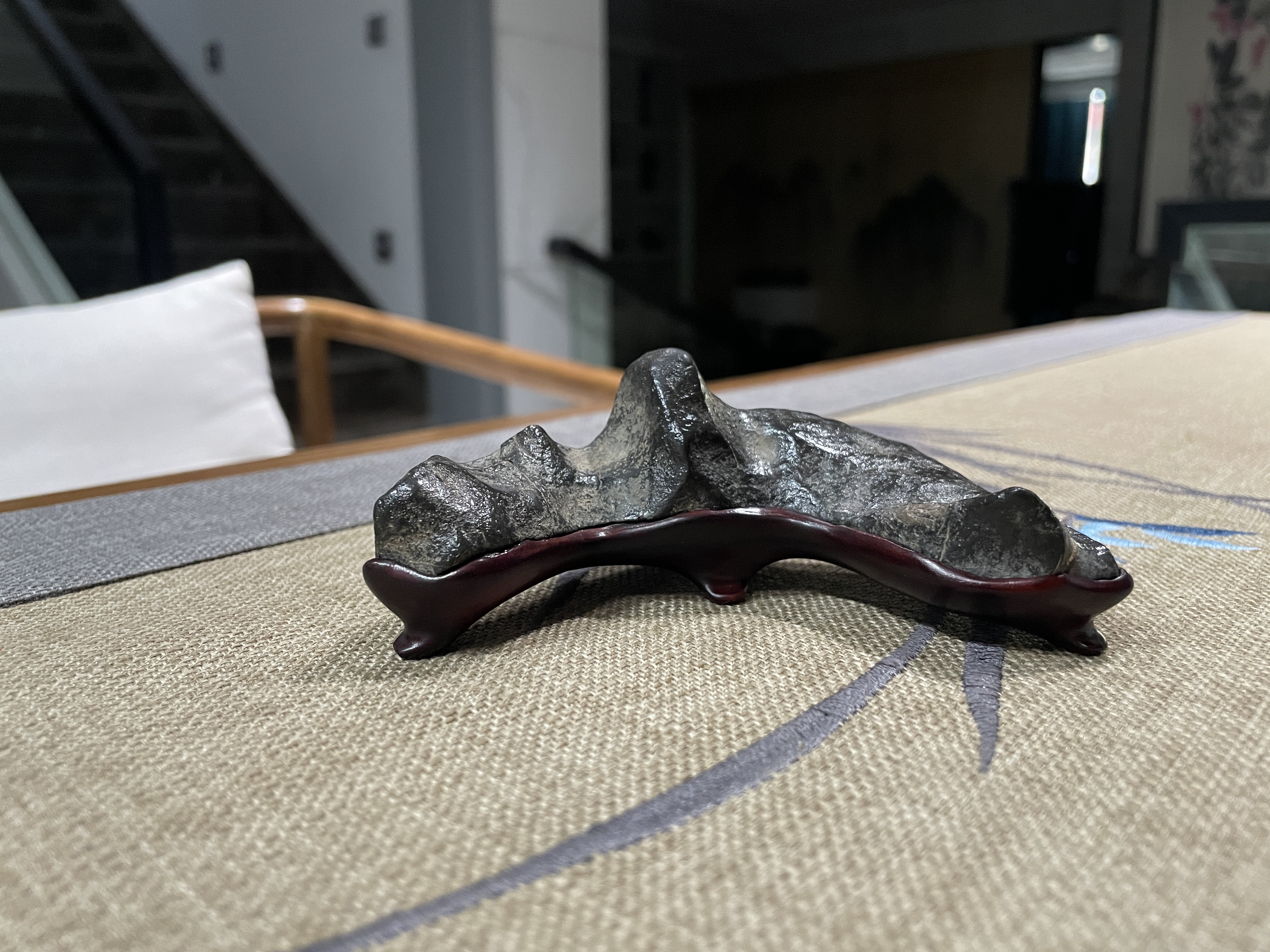 太湖禅意手把件山峰