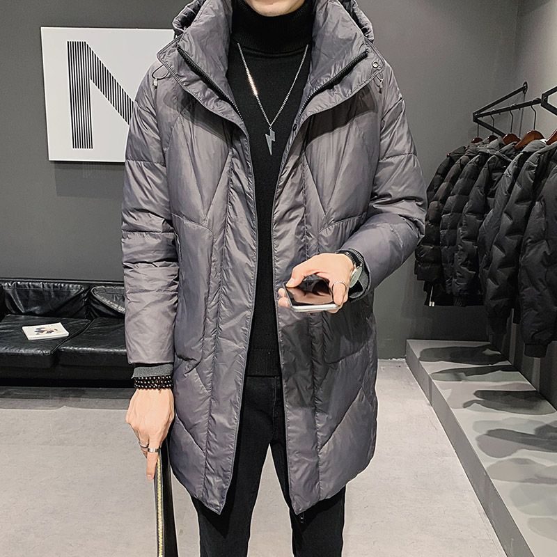 波司澄羽绒服男士中长款冬季外套新款韩版潮牌加厚上衣服男潮