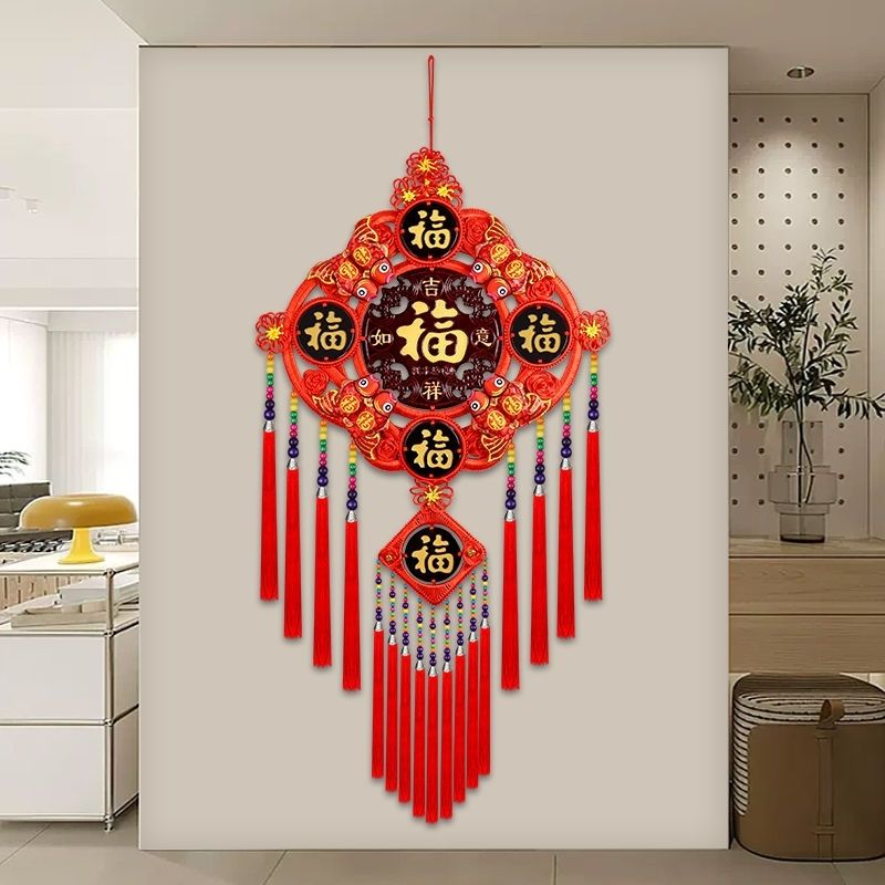 中国结五福灯笼手工编织礼品客厅卧室招财进宝吉祥如意家和万事兴