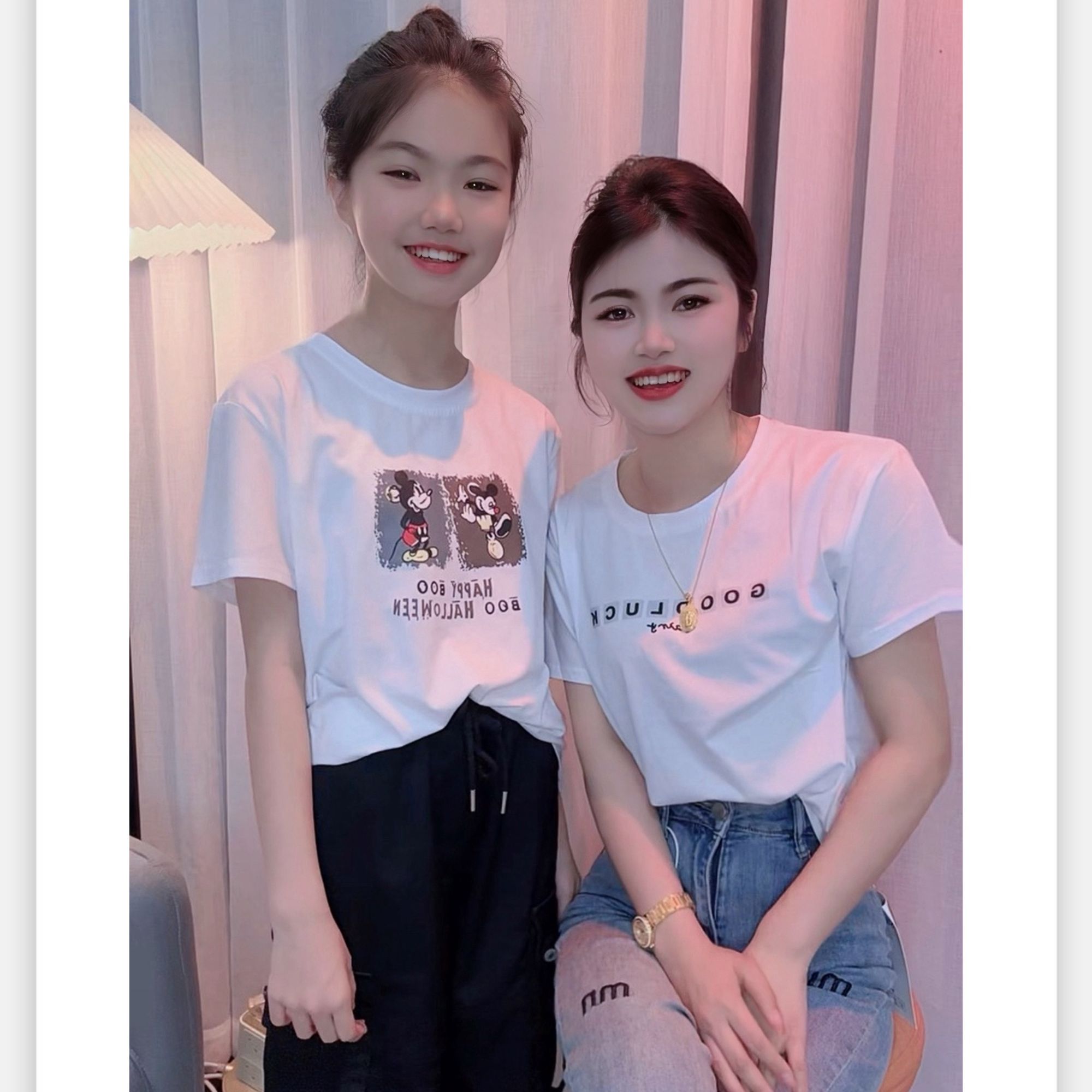 033李小姐家卡通雪莲T恤