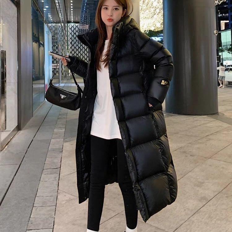 羽绒服反季八格高端羽绒女士女款长款过膝加厚季东北超