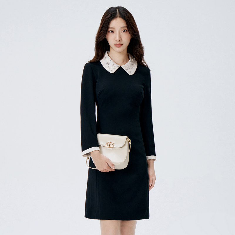 【粉丝专享】BuouBuou新款时尚洋气百搭女装连衣裙BJ4G568