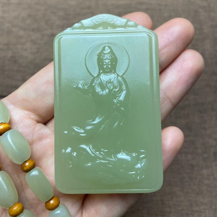 天然盆景石戈壁石五彩石奇石 石头吊坠