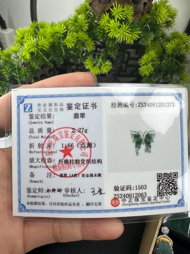 翡翠鉴定检测机构证书链接（非商品）拍前联系客服