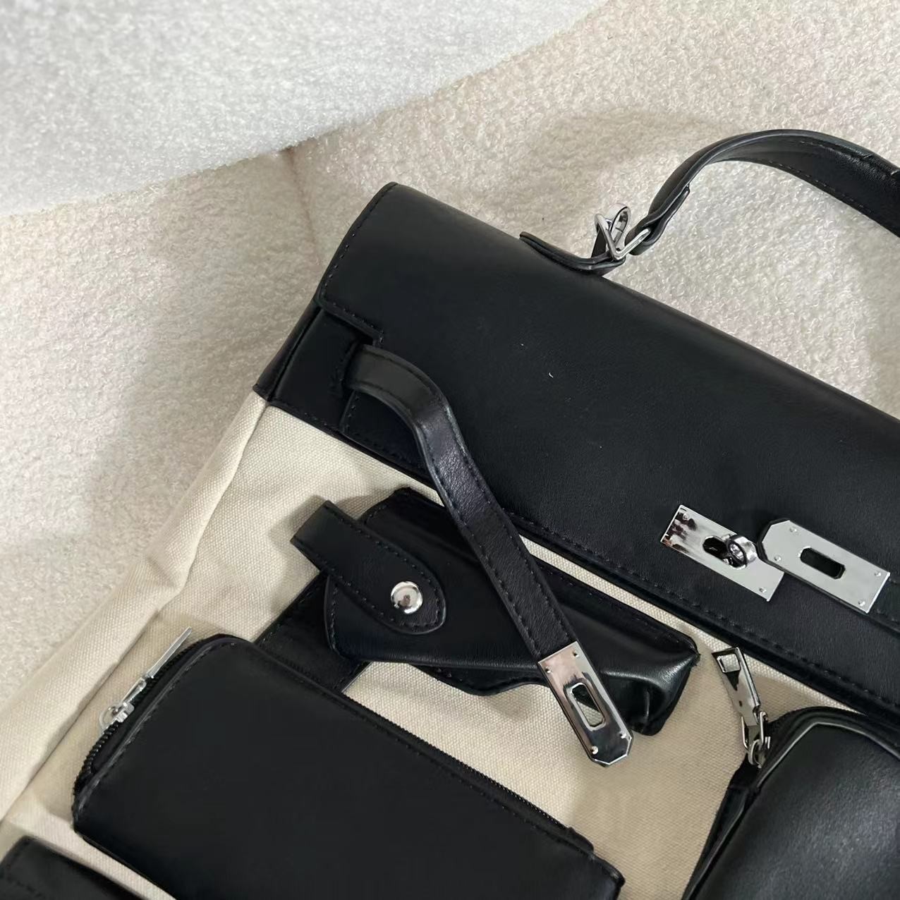 infobyfive2024新款大容量时尚手提包女士包时髦百搭包包2DJ0304