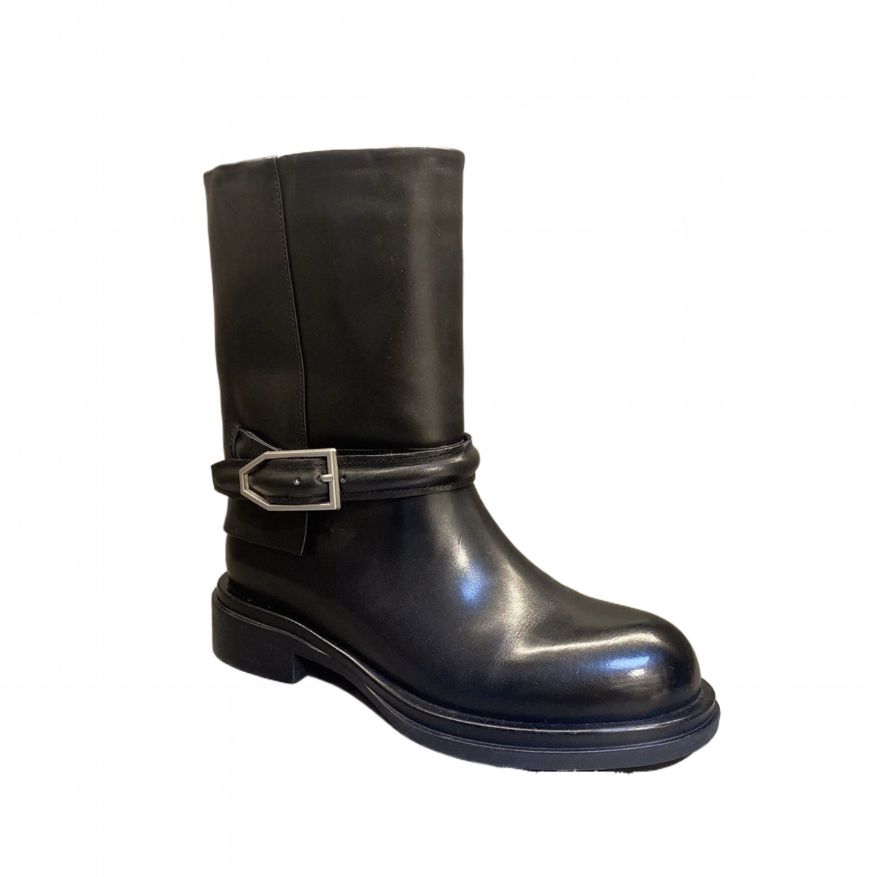 轻奢-女鞋-平底-时装靴-加绒