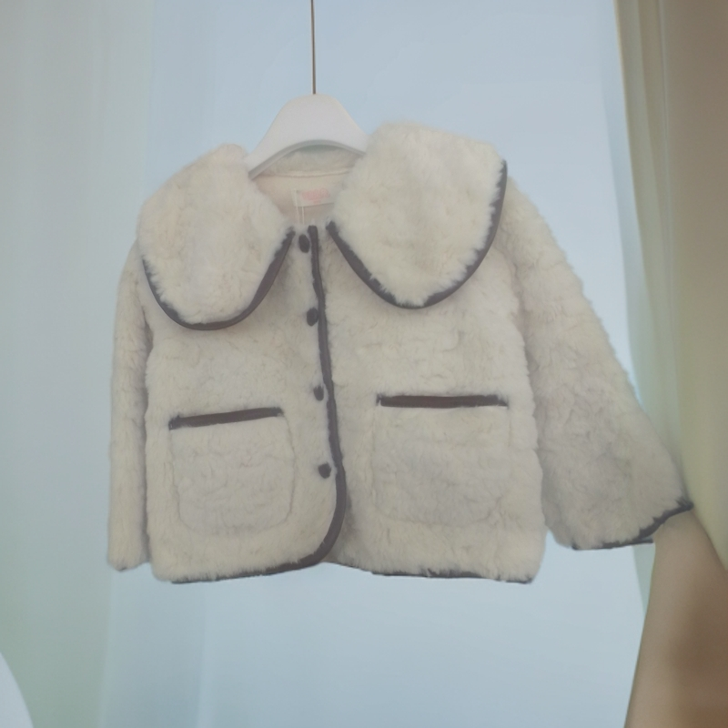 田田小象派克服女童冬季新款时尚休闲洋气外套儿童装衣服