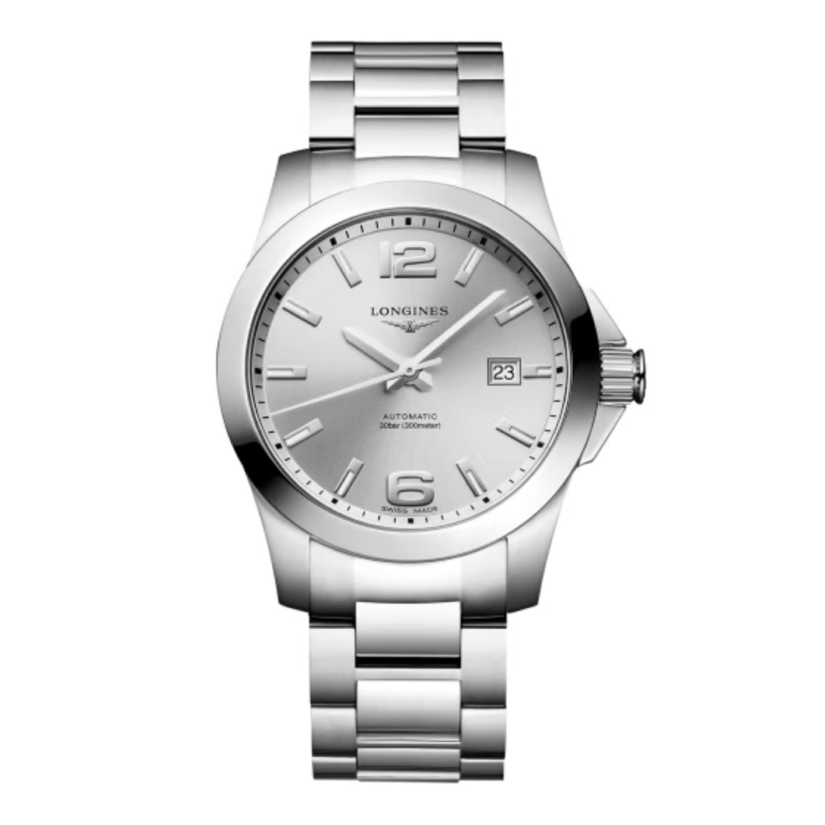 99新 Longines/浪琴 玩表汇/康卡斯L3.777/41表径/白盘/全套经典