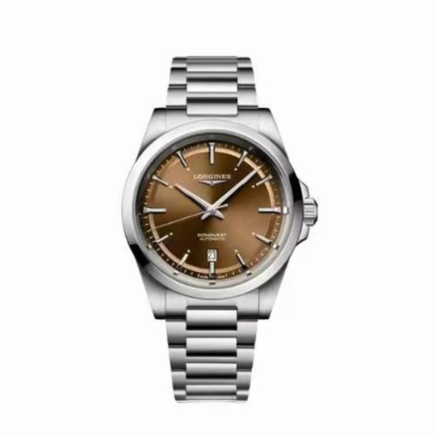 99新 Longines/浪琴 康卡斯L3.830悦动咖啡盘/41mm/自动机械男款