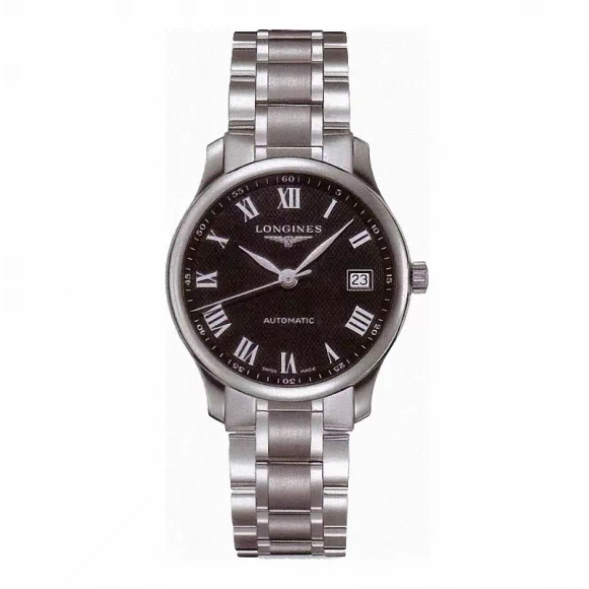 99新 Longines/浪琴 名匠系列/36mm/L2.518黑盘/全套/男士机械