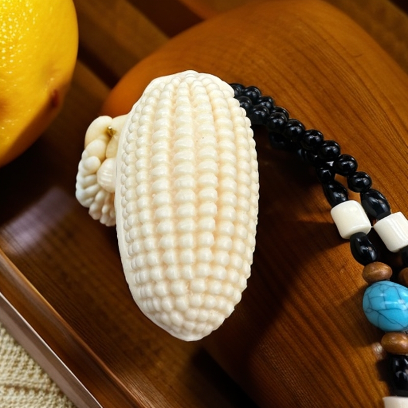 菩提果金玉满堂手把件汽车挂件象牙果随身盘玩物件玉米把玩件茶道