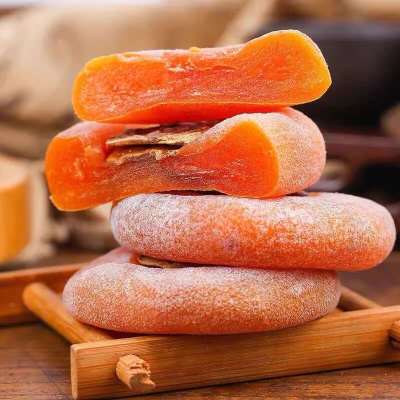 【优质】柿子饼手工天然霜降晾晒流心精选糖心柿饼传统营养美味香甜