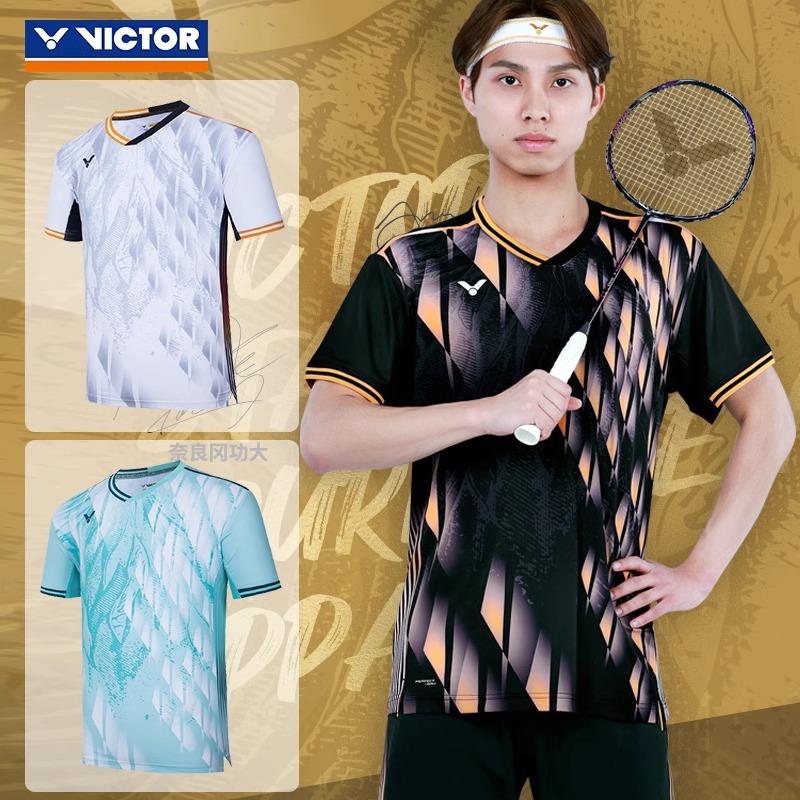威克多/VICTOR胜利羽毛球服45000/45001短袖无袖球星同款大赛服