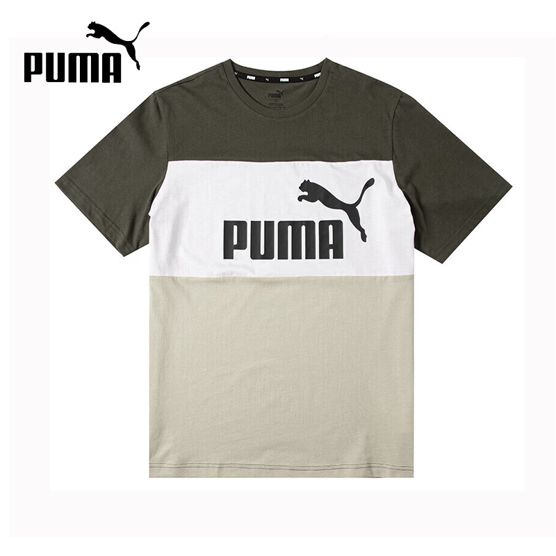 PUMA彪马短袖男子新款时尚训练潮流运动服上衣休闲圆领T恤849604