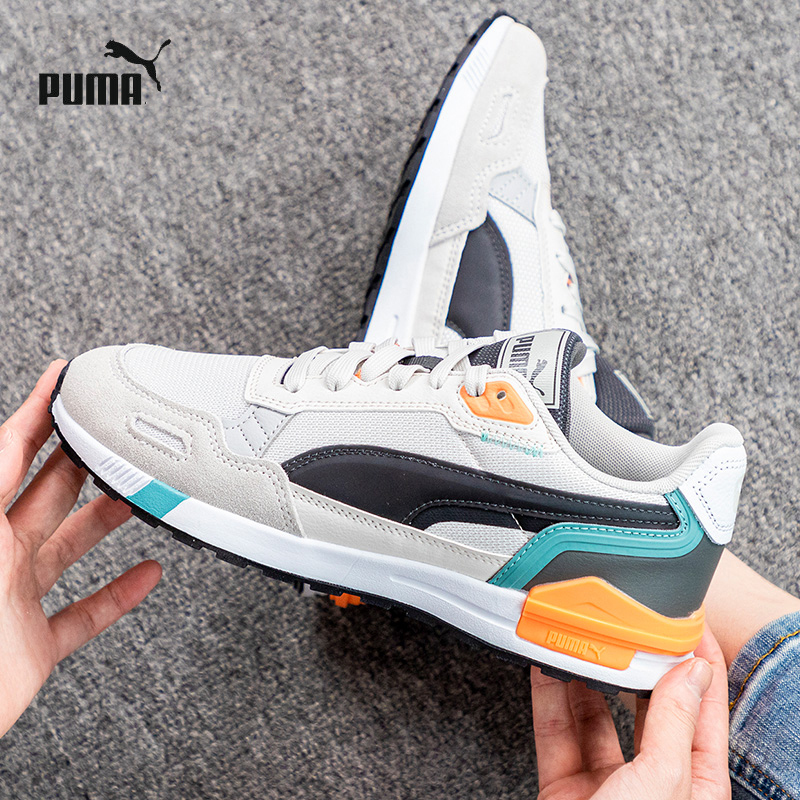 PUMA彪马休闲鞋情侣2023新款黑灰多色轻便舒适时尚运动潮鞋383058