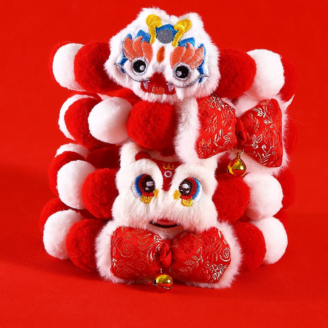 2024新年宠物项圈龙年毛球猫咪专用项圈新潮国潮狗狗装饰饰品围脖