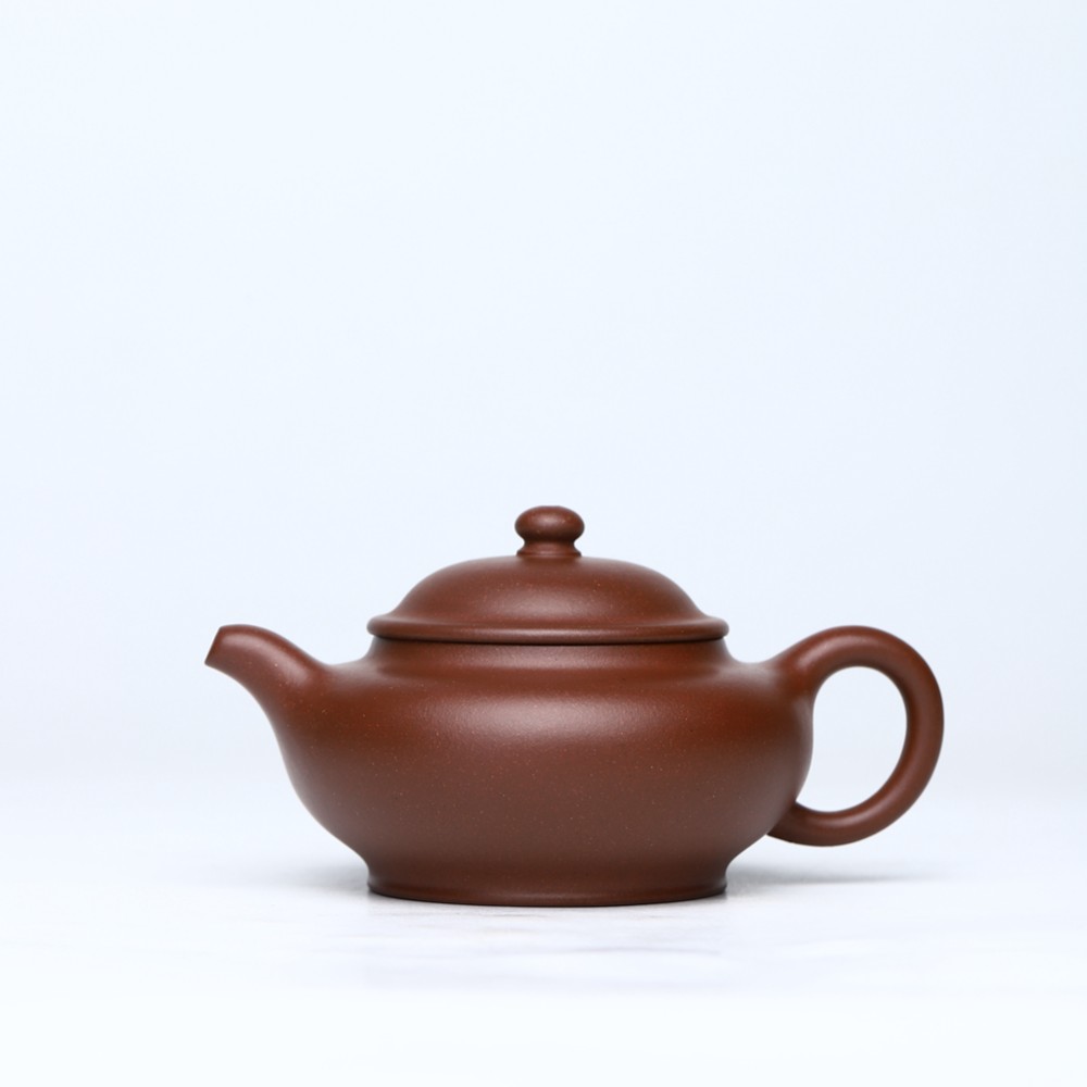 宜兴原矿清水泥纯手工紫砂壶潘壶黄金容量150cc