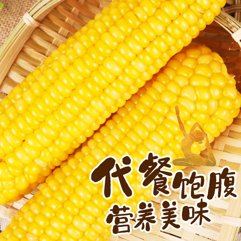 逅甜2025年头茬黄糯玉米8根*220克 软糯香甜代餐甜黏糯真空包装