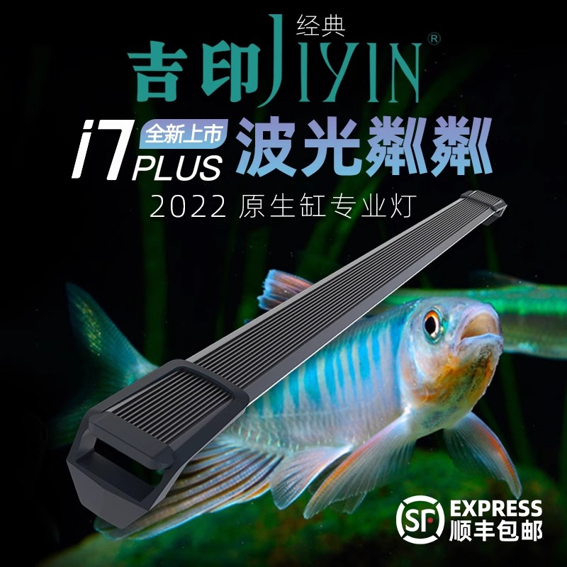 吉印原生鱼灯原生水景灯宽鳍鱲慈鲷鱼专用灯波光粼粼爆藻架灯