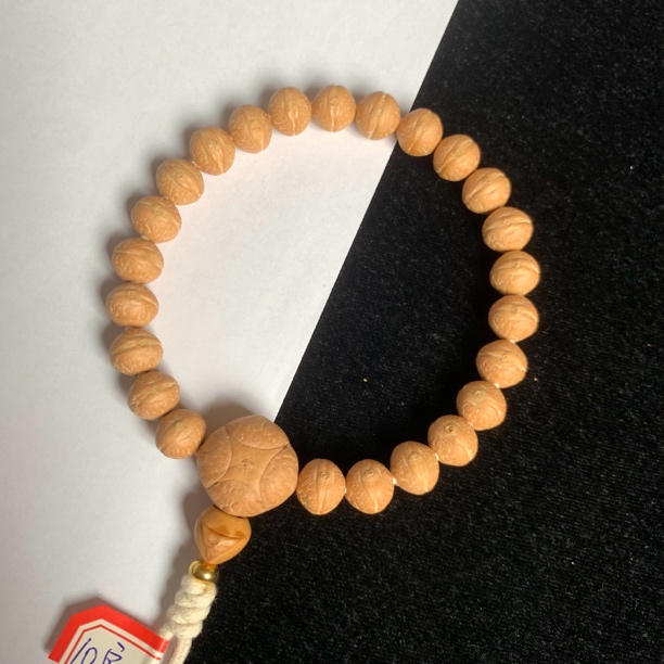 尼泊尔小尺实心凤眼菩提手串10mm+实心籽精挑精选原皮原色