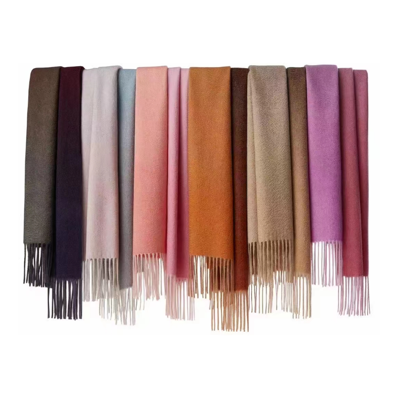 （1号拍链接）内蒙古羊毛围巾百搭时尚简约经典加厚保情侣暖