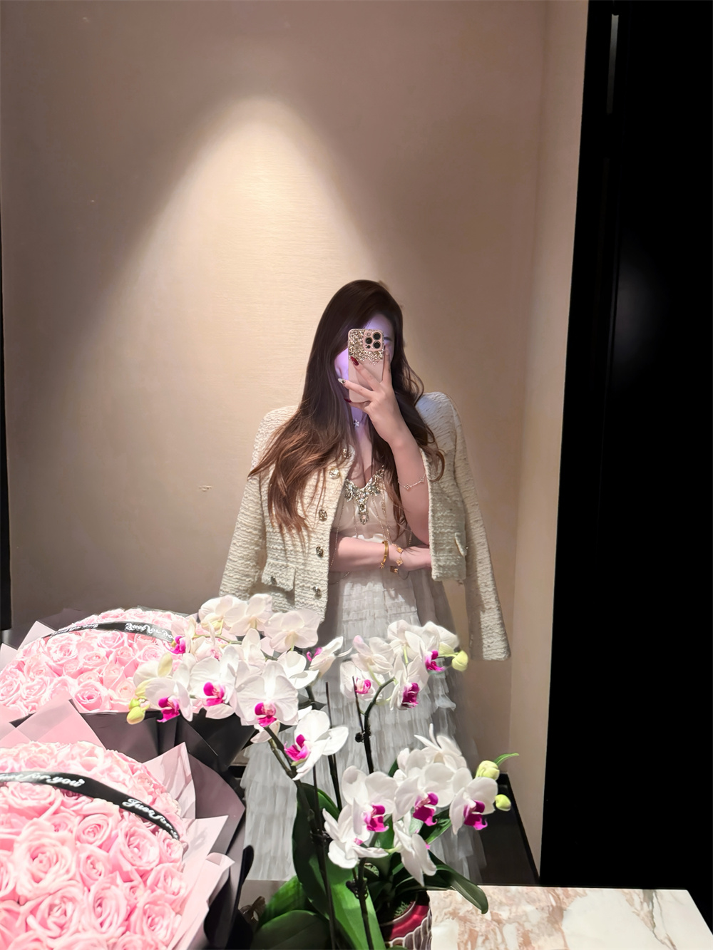 胖婷大码定制微胖mm「千金名媛」气质显瘦高级吊带鱼骨背心