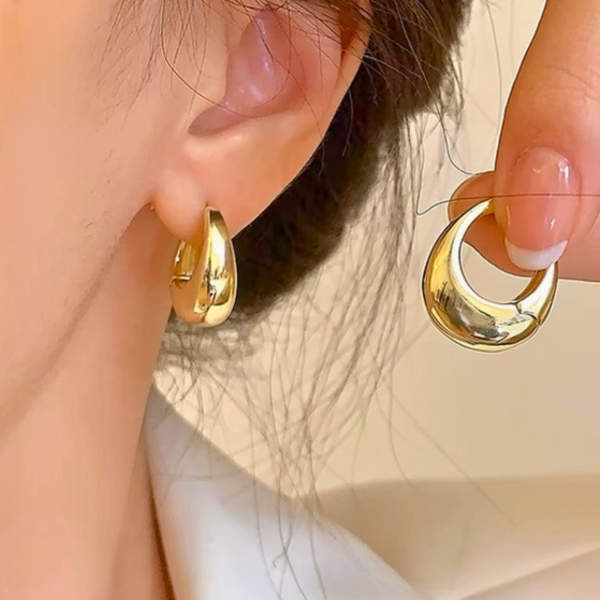 合金耳饰 合金耳钉ins耳饰耳圈气质百搭复古耳扣耳环时尚气质轻奢