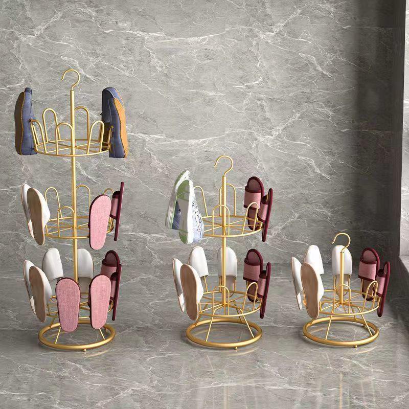 晾鞋架室外阳台家用简易加厚多层收纳凉鞋架子卫生间落地晒鞋神器