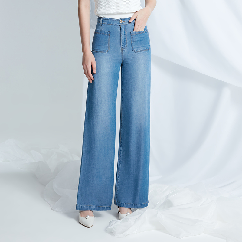 [欧莉专属]Caroline春季新款牛仔裤ECREAA28