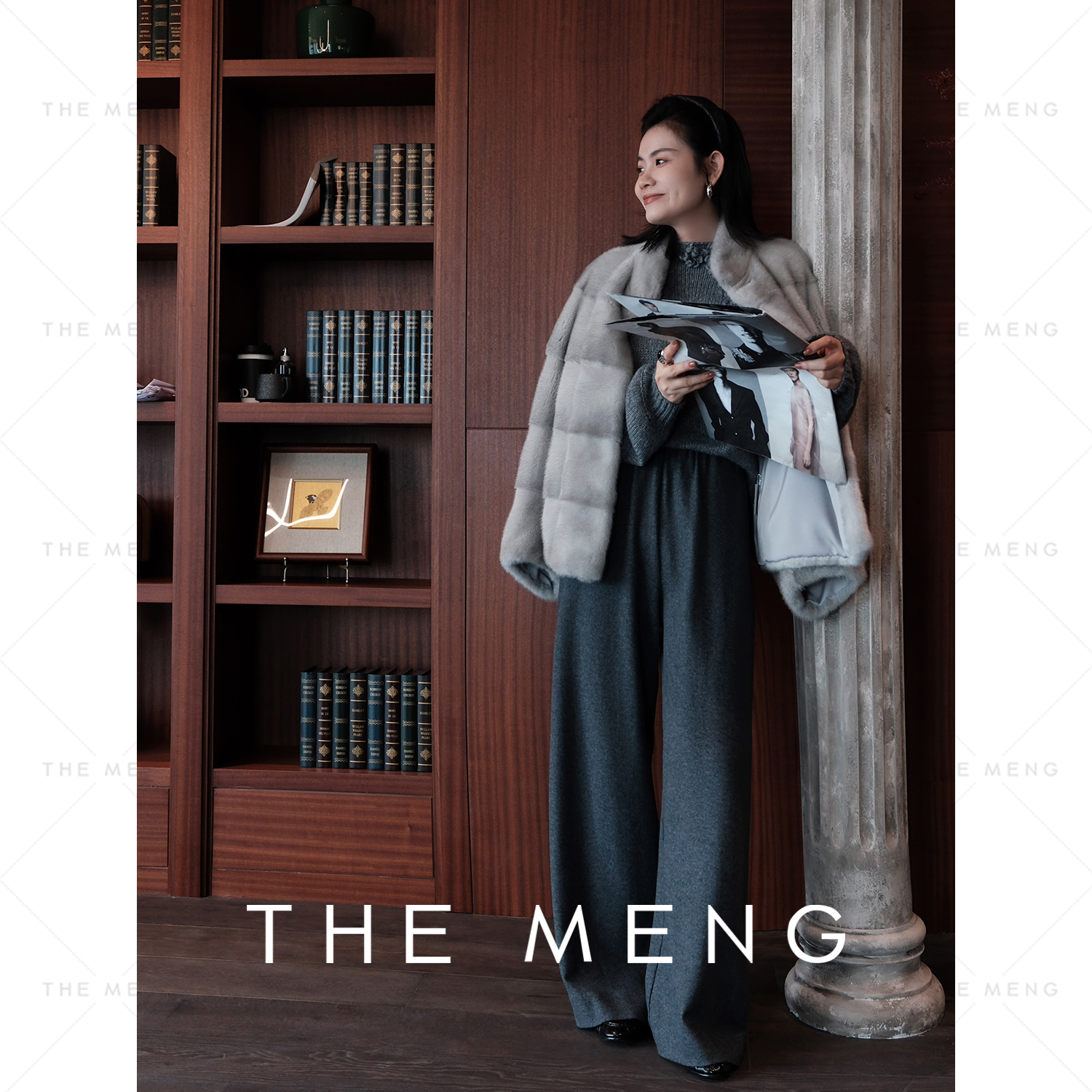 THE MENG【云朵裤】100极细美丽诺绵羊毛垂顺绒感休闲裤#M243P0001