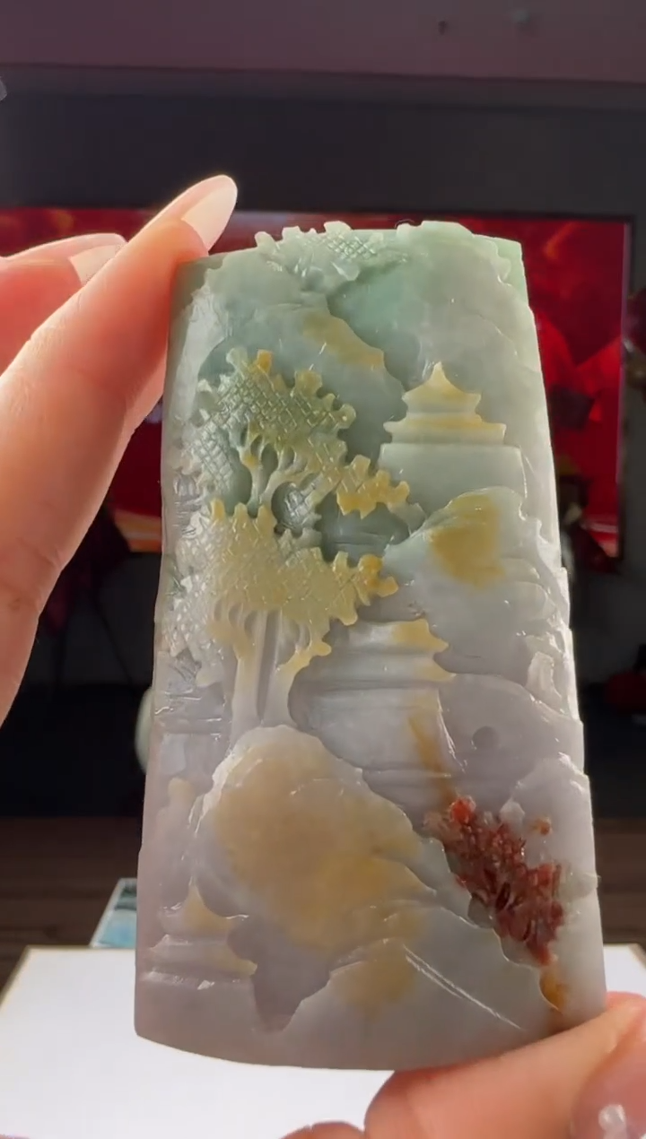 【闪购商品】定制翡翠未镶嵌YJ@@QD1WX00576