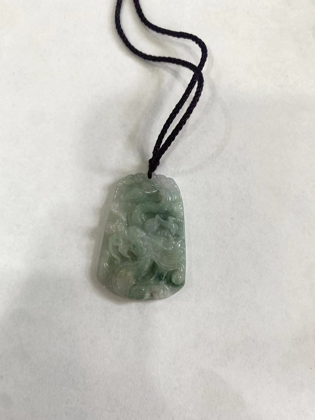 天然缅甸翡翠A货龙牌YJ@@QDQJ00006