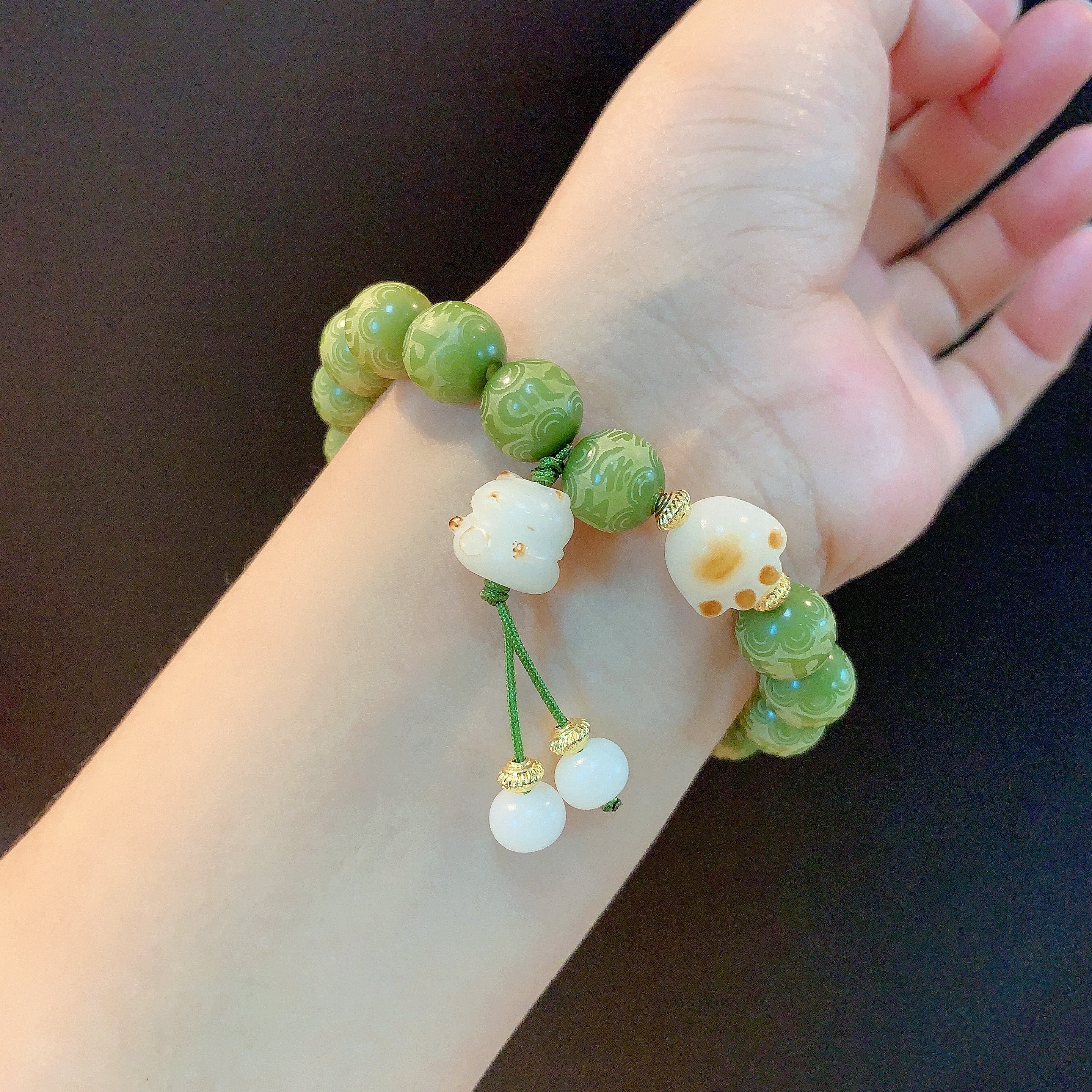 【时空1】卡10单圈六字真言菩提时尚  气质 手串