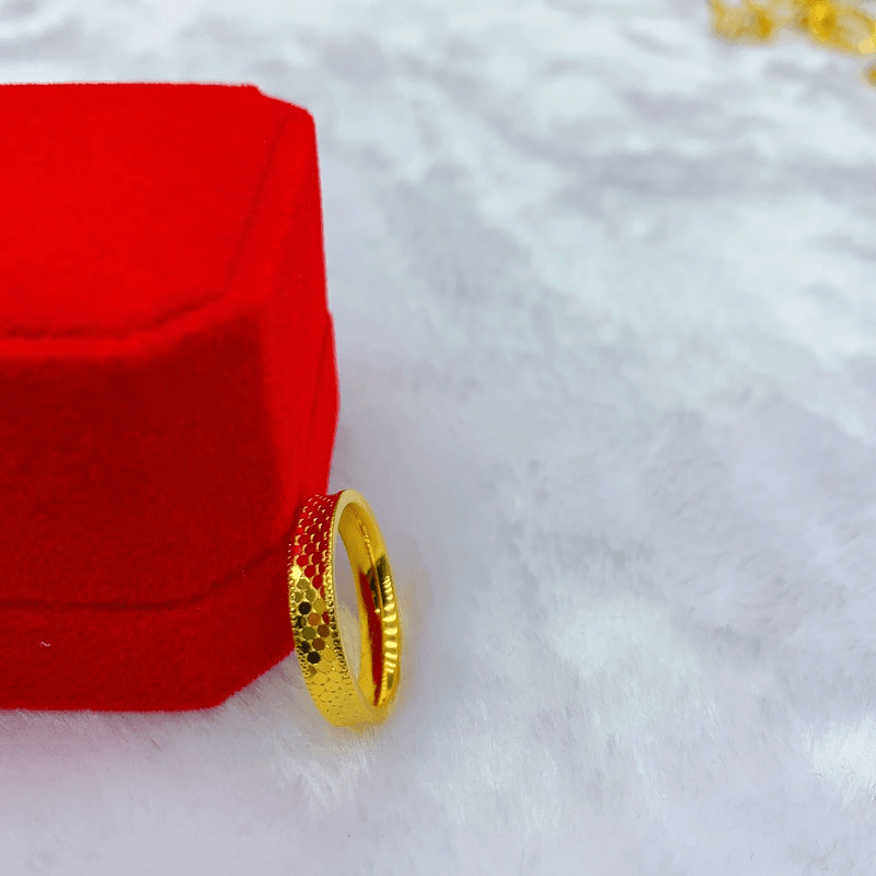 精工戒指 亮片闭口戒指