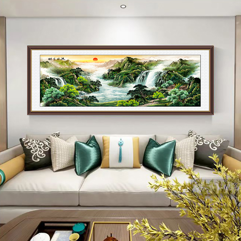 微瑕孤品【1.2米*2.8米】流水生财科技布挂毯13