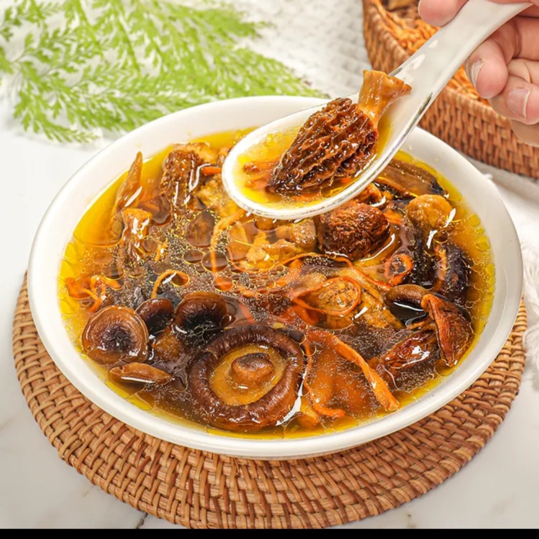 七彩菌汤包云南特产菌菇包羊肚菌虫草花菌类干货60克