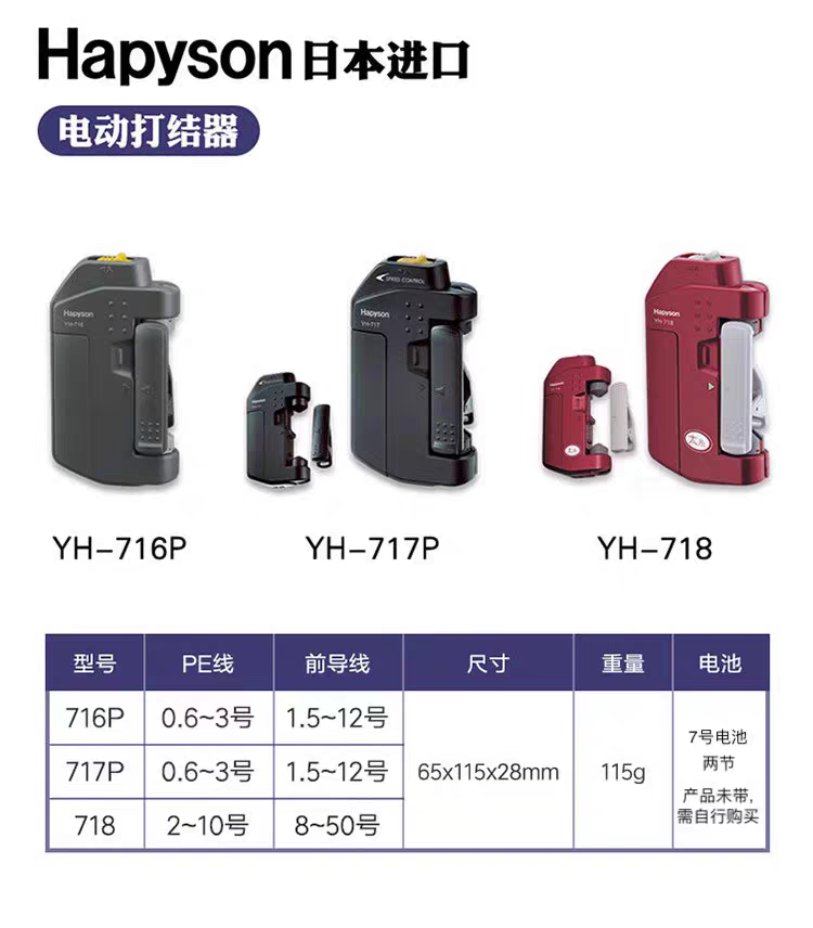 山田电动打结器绑结器打前导线GT结FG结