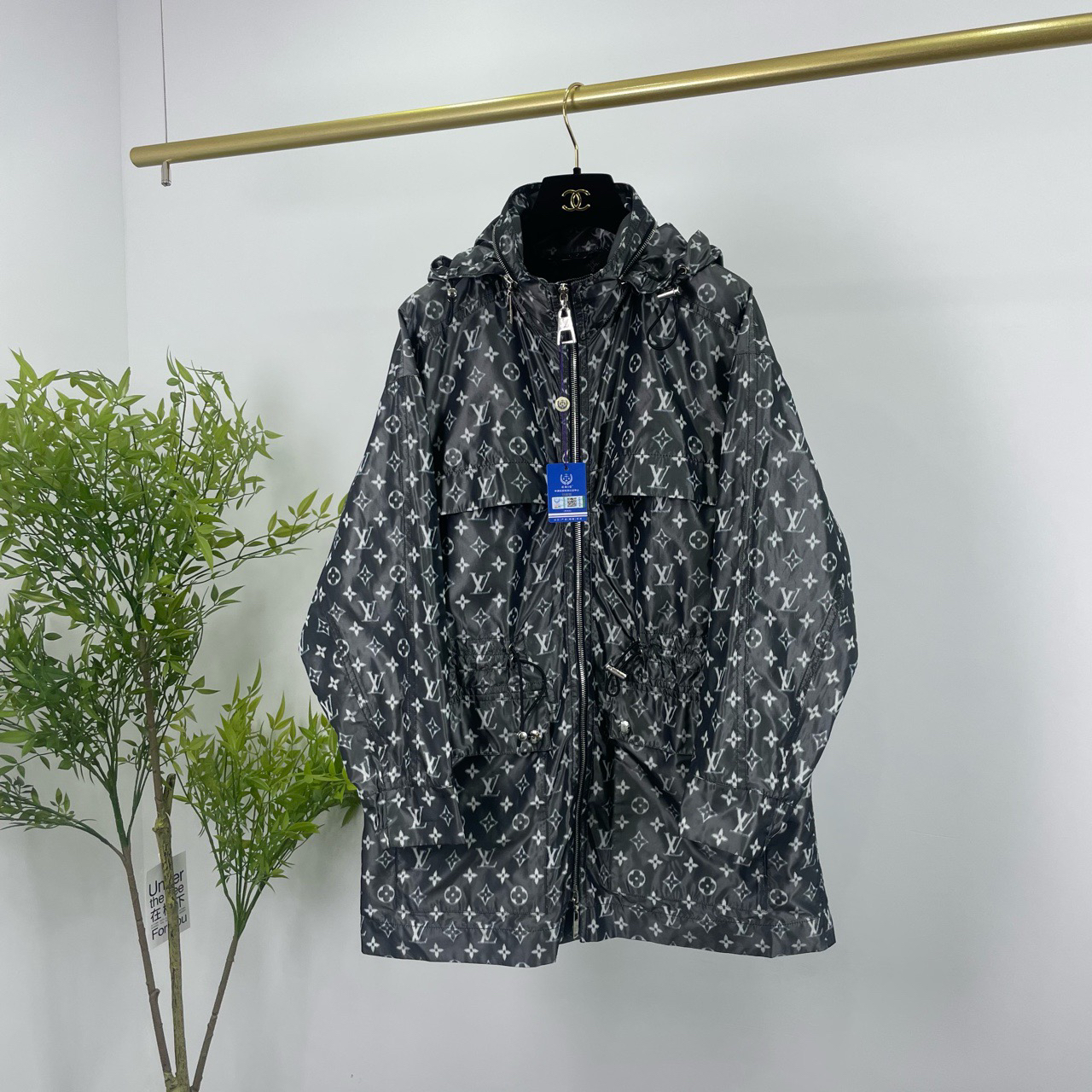 Louis Vuitton LV 路易威登老花满印派克外套 34码/98新/无配件