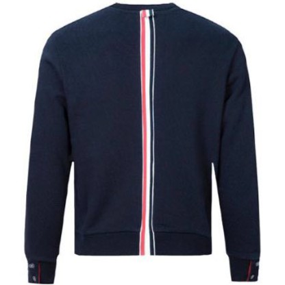 全新未使用 THOMBROWNE Q现货 深蓝套头卫衣男MJT085A03377-415