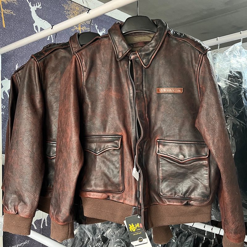 直播间真皮夹克瑕疵清仓专用链接，默认微瑕