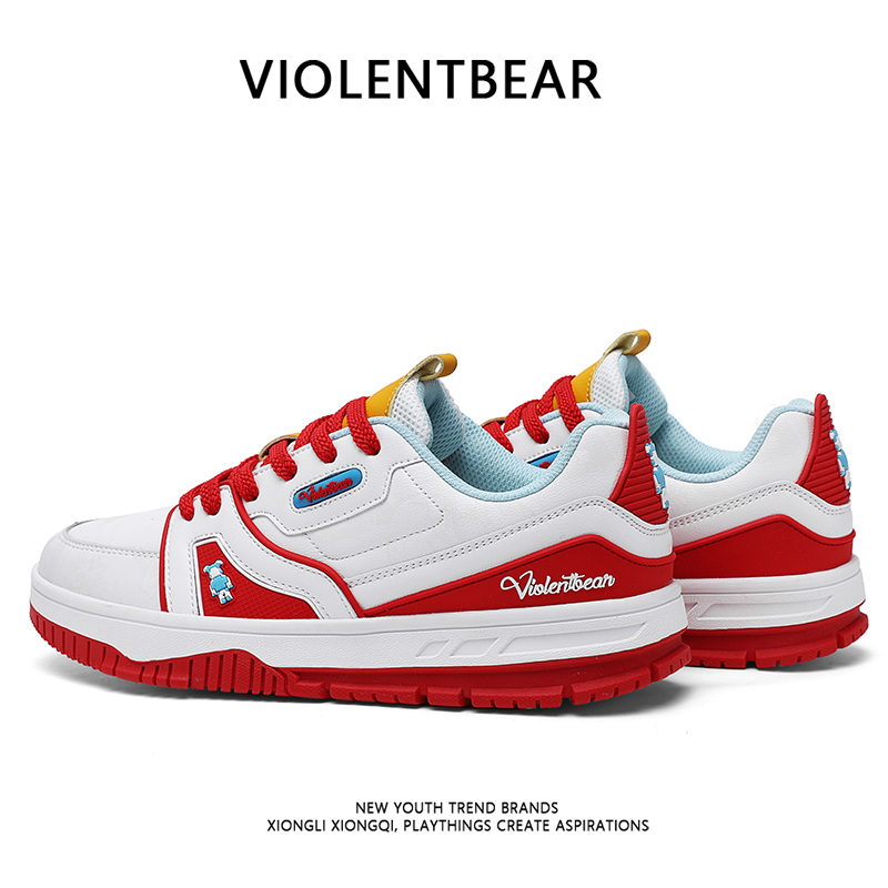 Violentbear/暴力熊夜光时尚潮流男女同款百搭休闲低帮板鞋2408