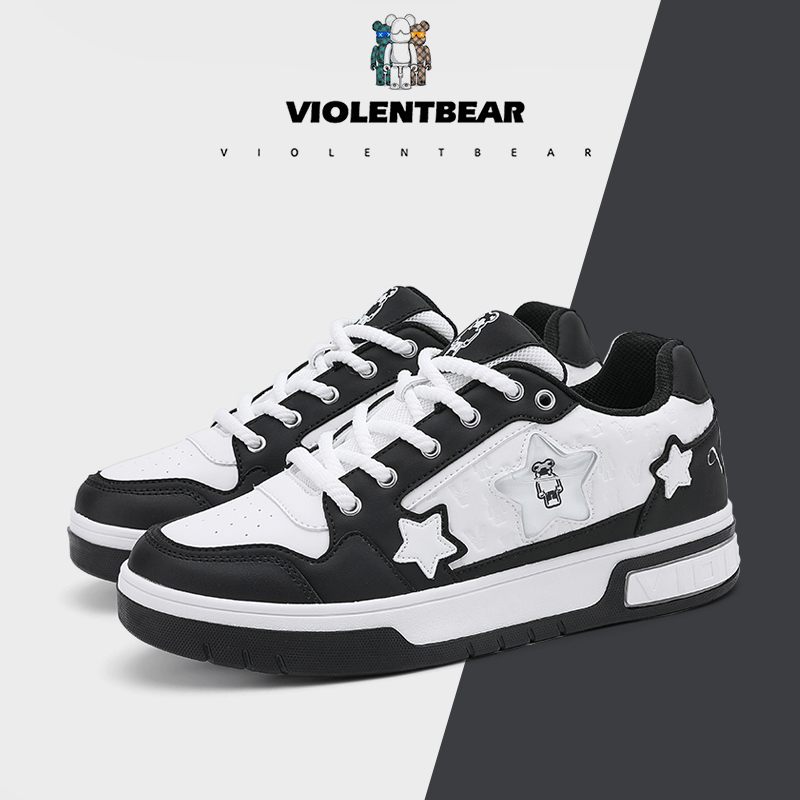 VIOLENTBEAR/暴力熊板鞋情侣低帮休闲学生潮鞋情侣款158
