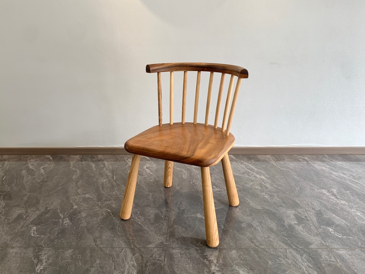 胡桃木白蜡木混搭 面包椅 图歌椅50*48*79*45