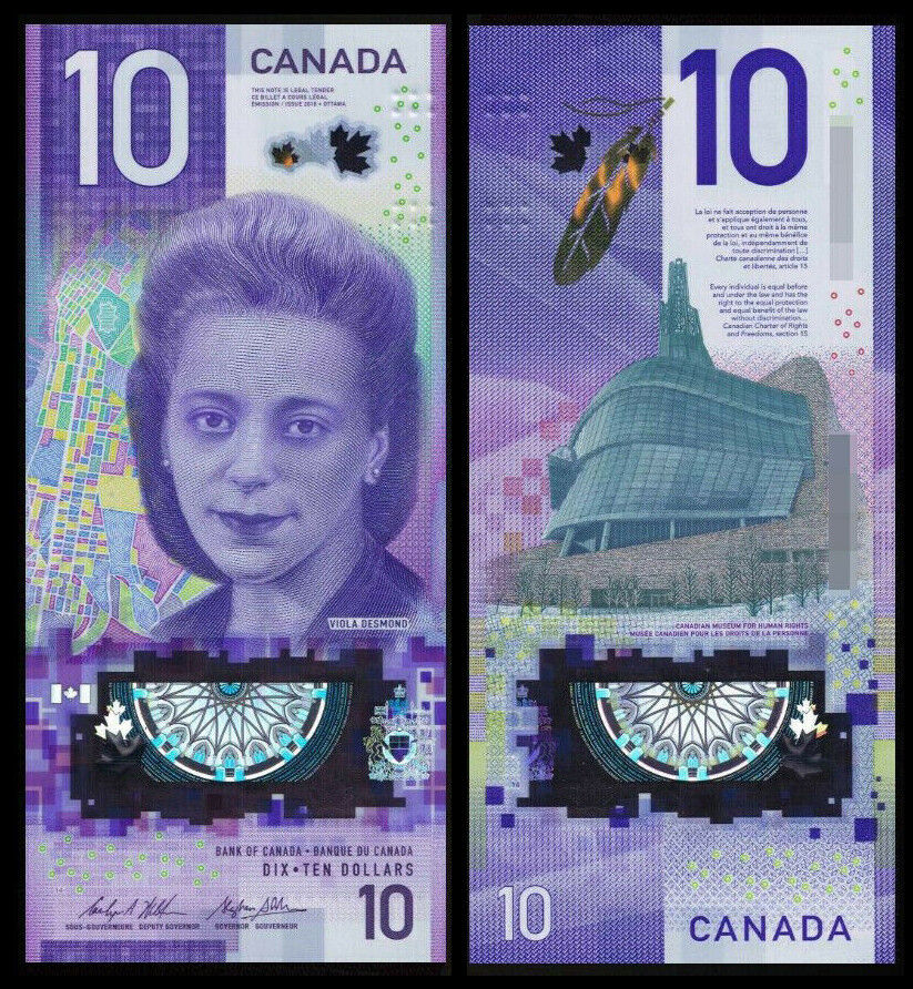 IBNS获奖钞加拿大10元全新UNC纸币老纸钞外国钱币收藏