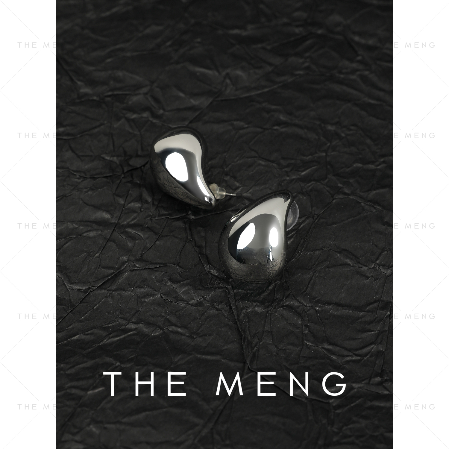 铜合金耳饰 铜合金耳饰 THE MENG 【缪斯】925银针耳环#M241U032-D