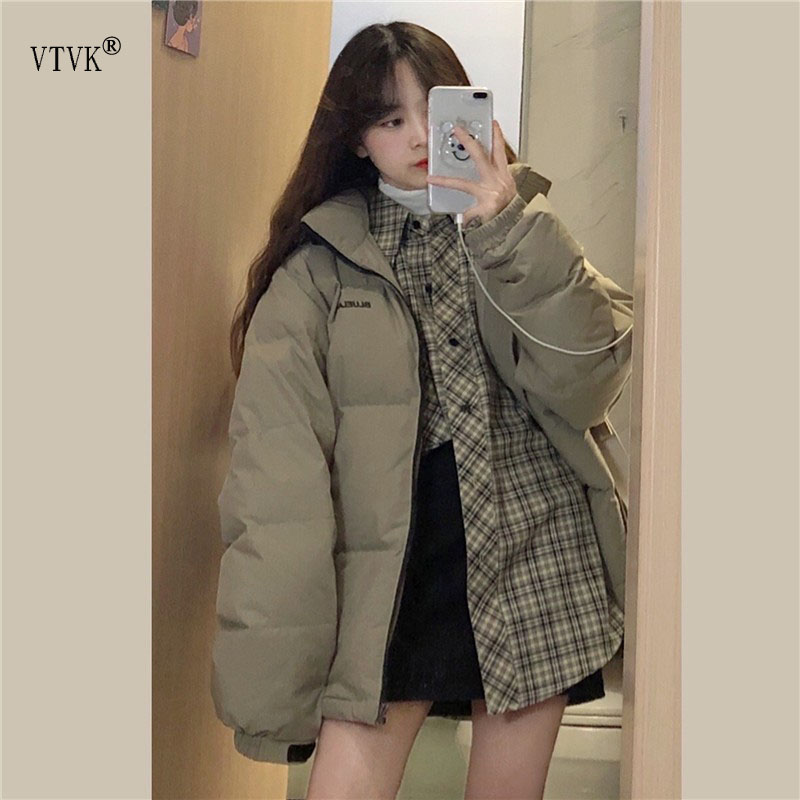 棉服女2023年新款棉袄外套冬季设计感小众韩版宽松oversize潮棉衣