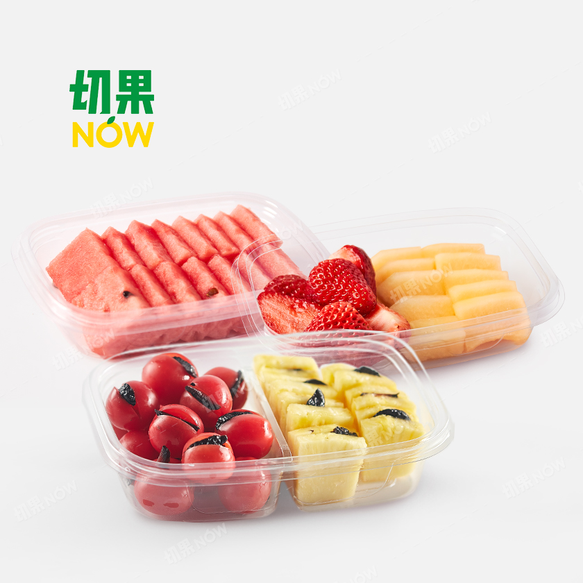 【小莓好】草莓+哈密瓜220g+【天作之合】凤梨乌梅+乌梅小番茄350g+【单切】西瓜250g